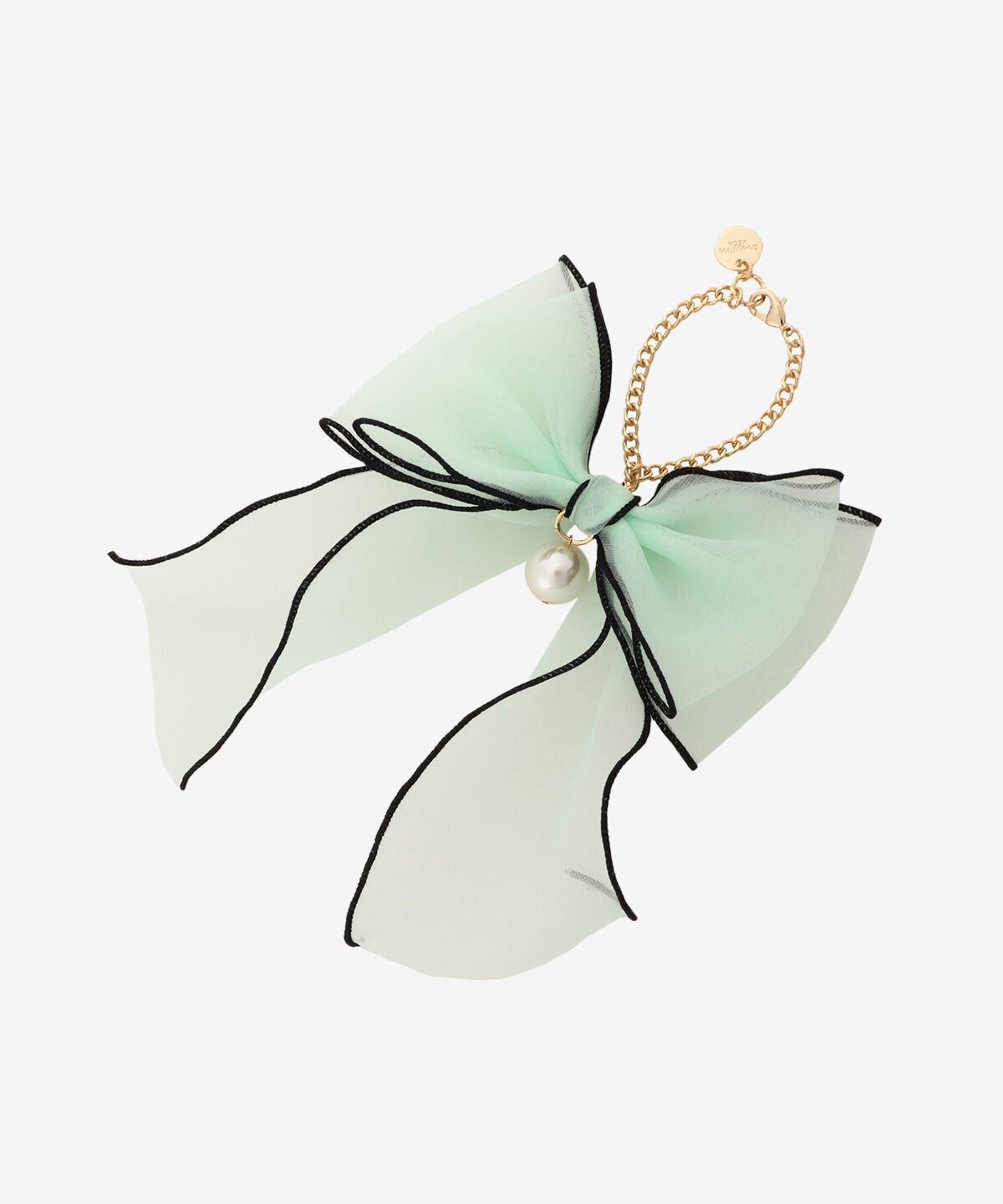 Samantha Vega「オーガンジーリボンチャーム（ブラック）」|チャーム・キーホルダー|ミント