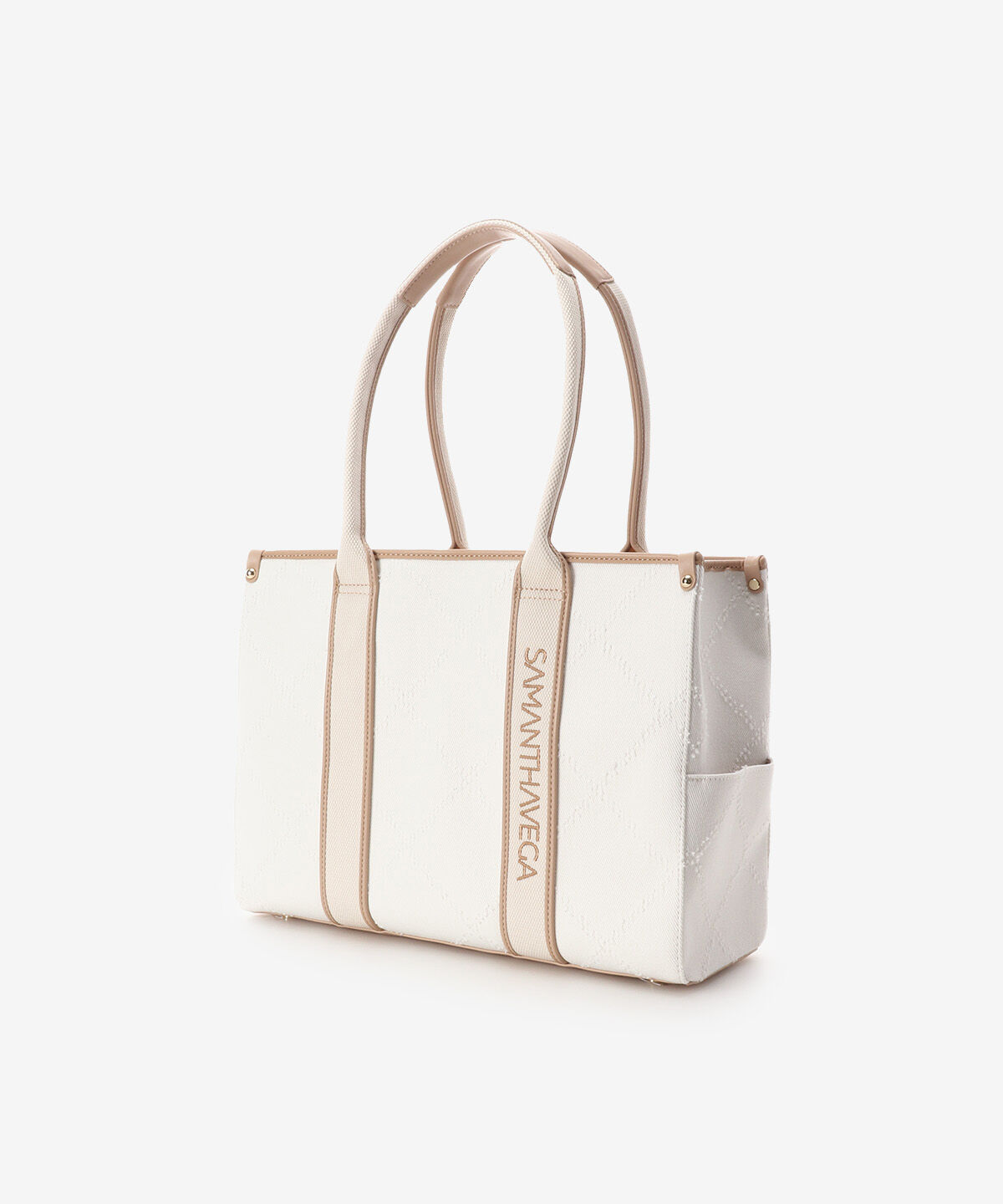 Samantha Vega「ロゴテープデニム風A4トート」|トートバッグ|