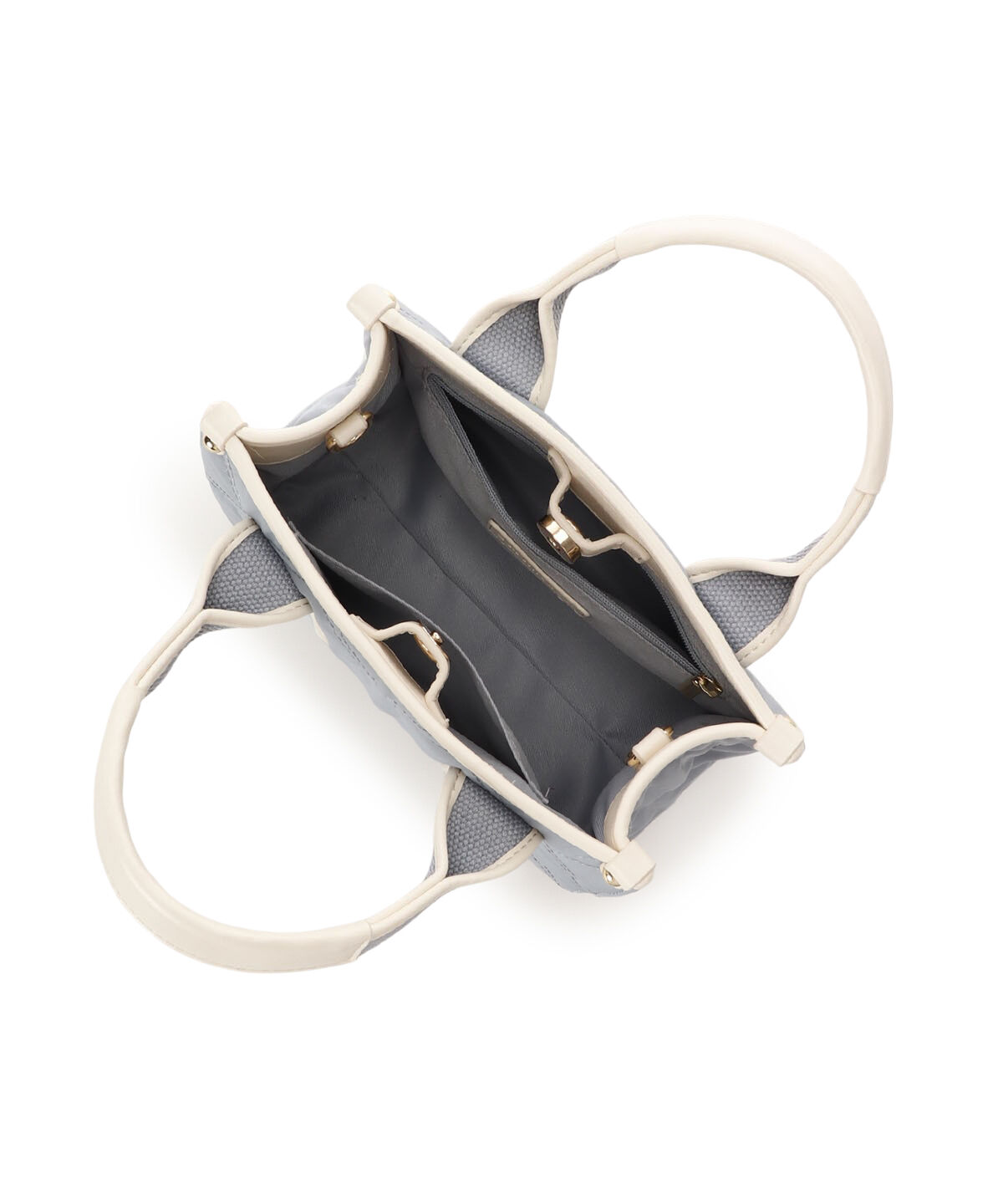 Samantha Vega「ロゴテープキルティングハンドバッグ（ミニ）」|ショルダー・メッセンジャー|