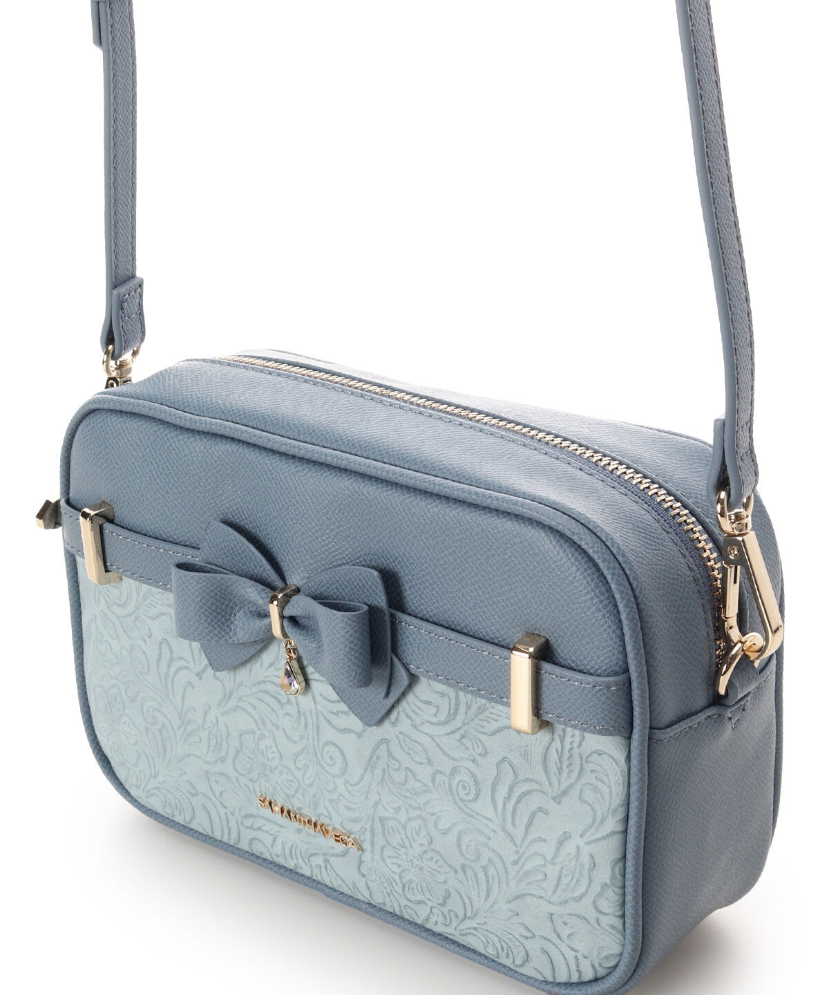 Samantha Vega「フローラルアクセントリボンミニショルダーバッグ」|ショルダー・メッセンジャー|