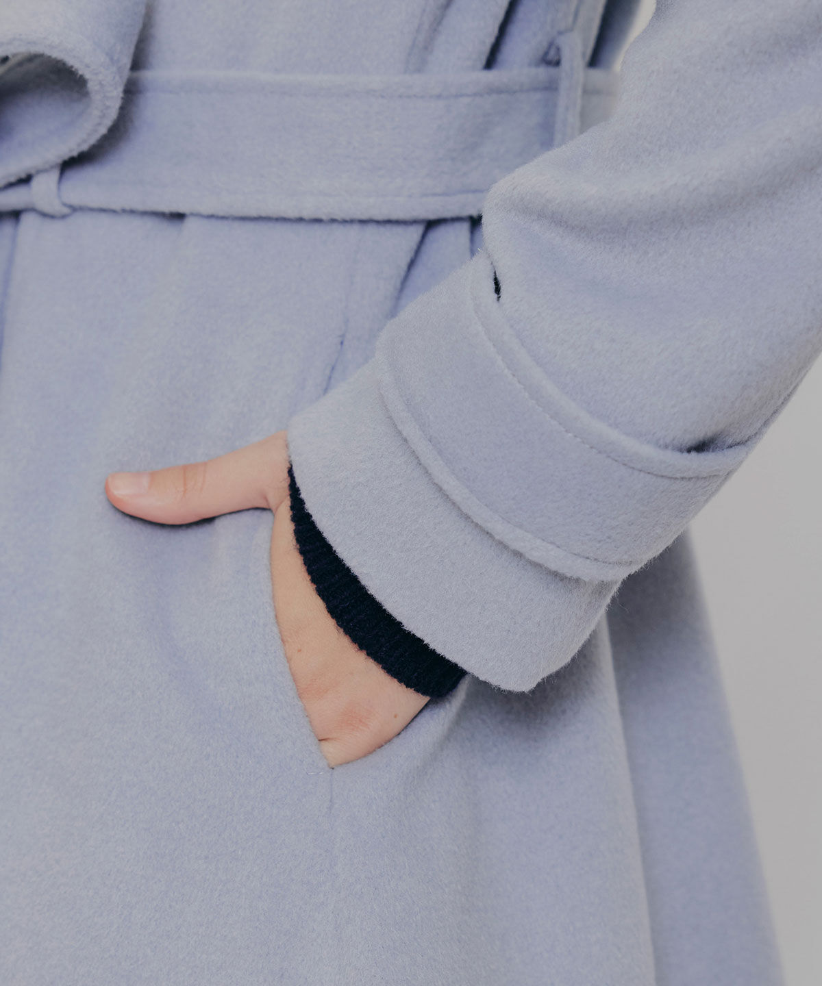 REDYAZEL「2WAYカラーダブルロングコート」|ステンカラーコート|