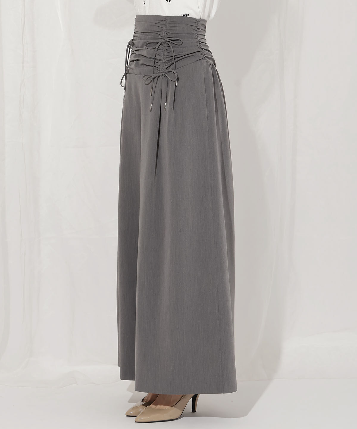 WILLSELECTION「ドロスト風リボンワイドパンツ」|その他|