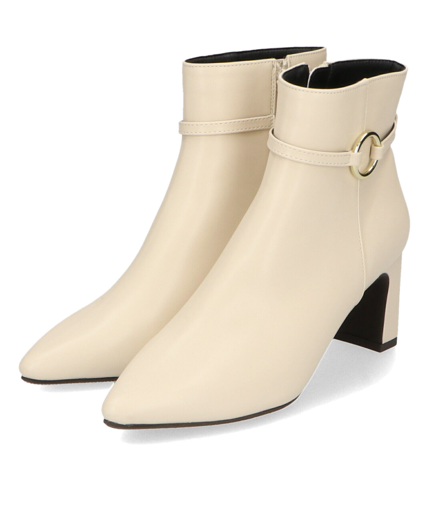 ORiental TRaffic「●2024秋冬新作●リングデザインポインテッドトゥブーツ/41409」|ショートブーツ|