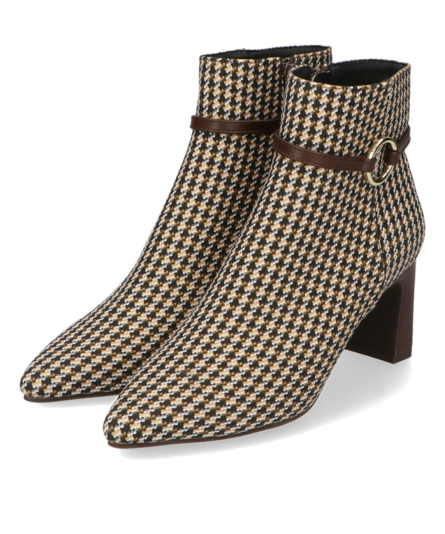 ORiental TRaffic「●2024秋冬新作●リングデザインポインテッドトゥブーツ/41409」|ショートブーツ|