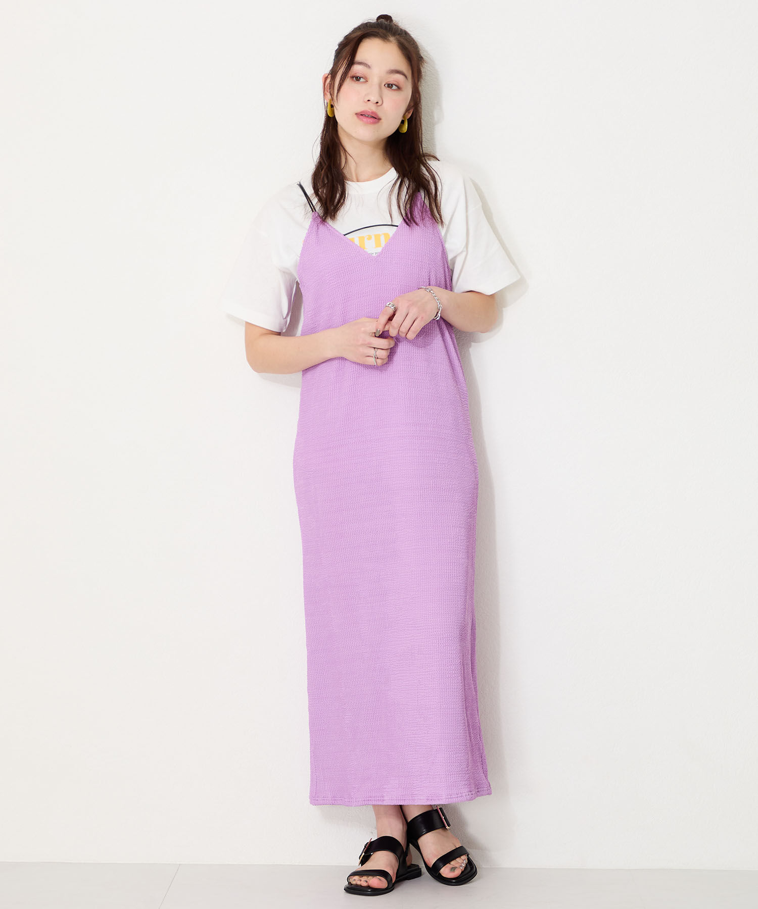 WA Oriental TRaffic「●2025春夏新作●ベルトバックルフラットサンダル/52217 サンダル トレンド 人気 フラット」|サンダル|