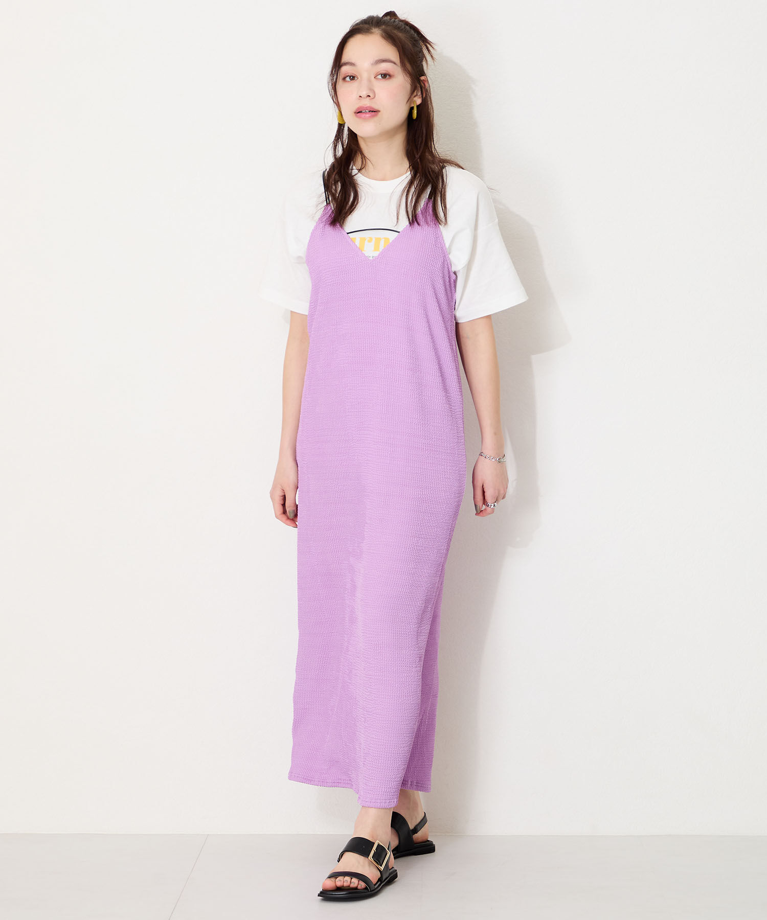 WA Oriental TRaffic「●2025春夏新作●ベルトバックルフラットサンダル/52217 サンダル トレンド 人気 フラット」|サンダル|