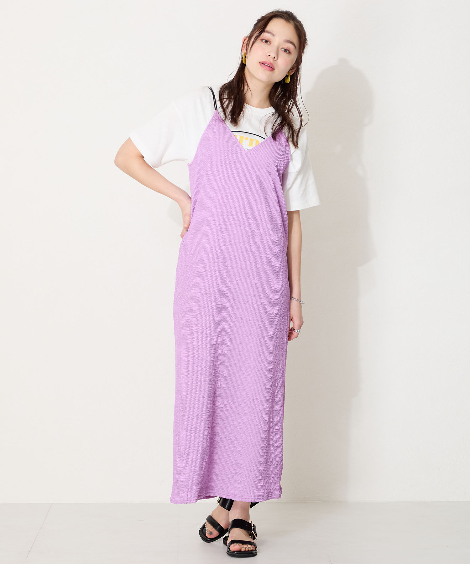 WA Oriental TRaffic「●2025春夏新作●ベルトバックルフラットサンダル/52217 サンダル トレンド 人気 フラット」|サンダル|