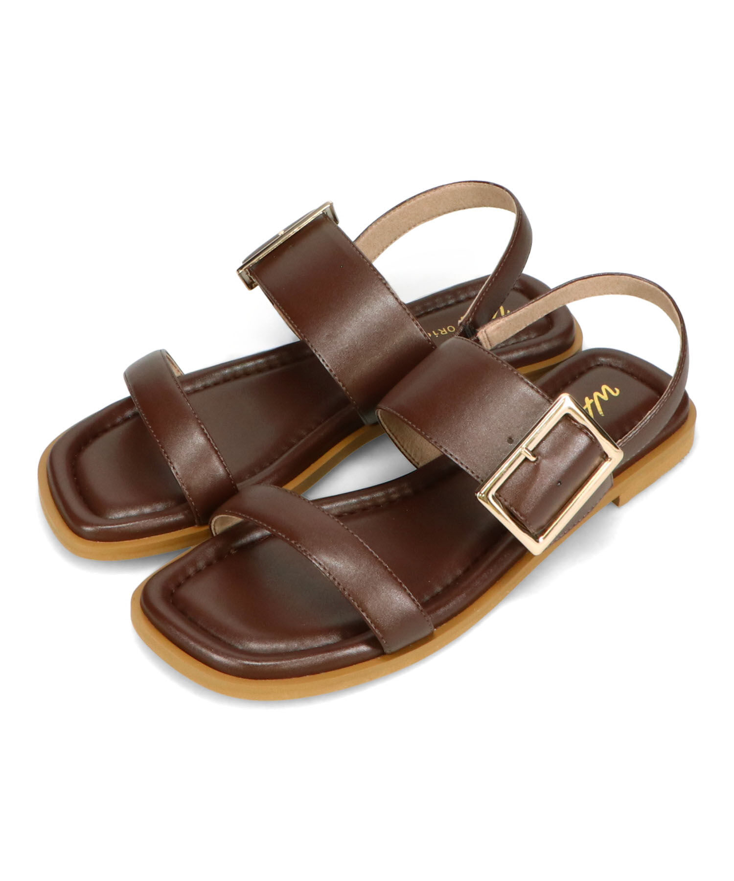 WA Oriental TRaffic「●2025春夏新作●ベルトバックルフラットサンダル/52217 サンダル トレンド 人気 フラット」|サンダル|