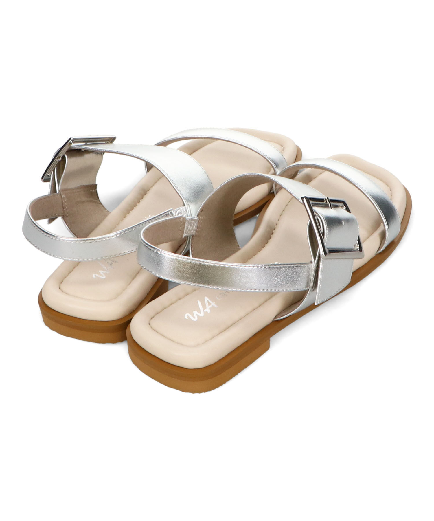 WA Oriental TRaffic「●2025春夏新作●ベルトバックルフラットサンダル/52217 サンダル トレンド 人気 フラット」|サンダル|