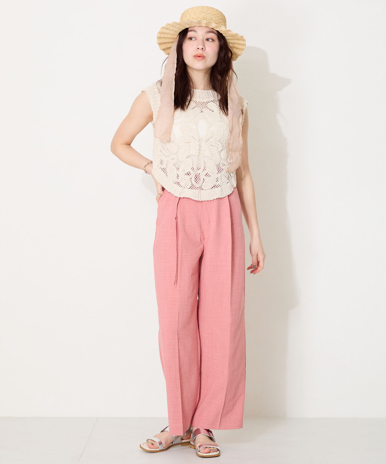 WA Oriental TRaffic「●2025春夏新作●ベルトバックルフラットサンダル/52217 サンダル トレンド 人気 フラット」|サンダル|