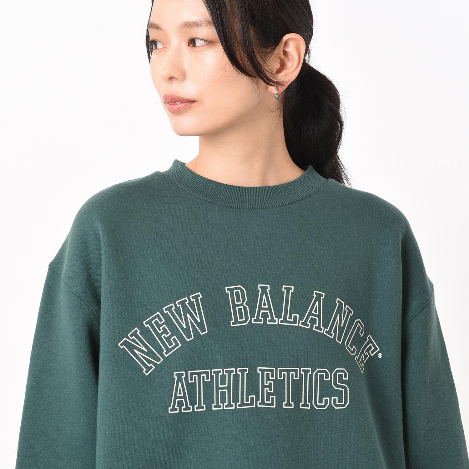 NEW BALANCE 「【NEW BALANCEｳｪｱ】W ｸﾞﾗﾌｨｯｸﾌﾚﾝﾁﾃﾘｰｸﾙｰ」|スウェット・ジャージ|