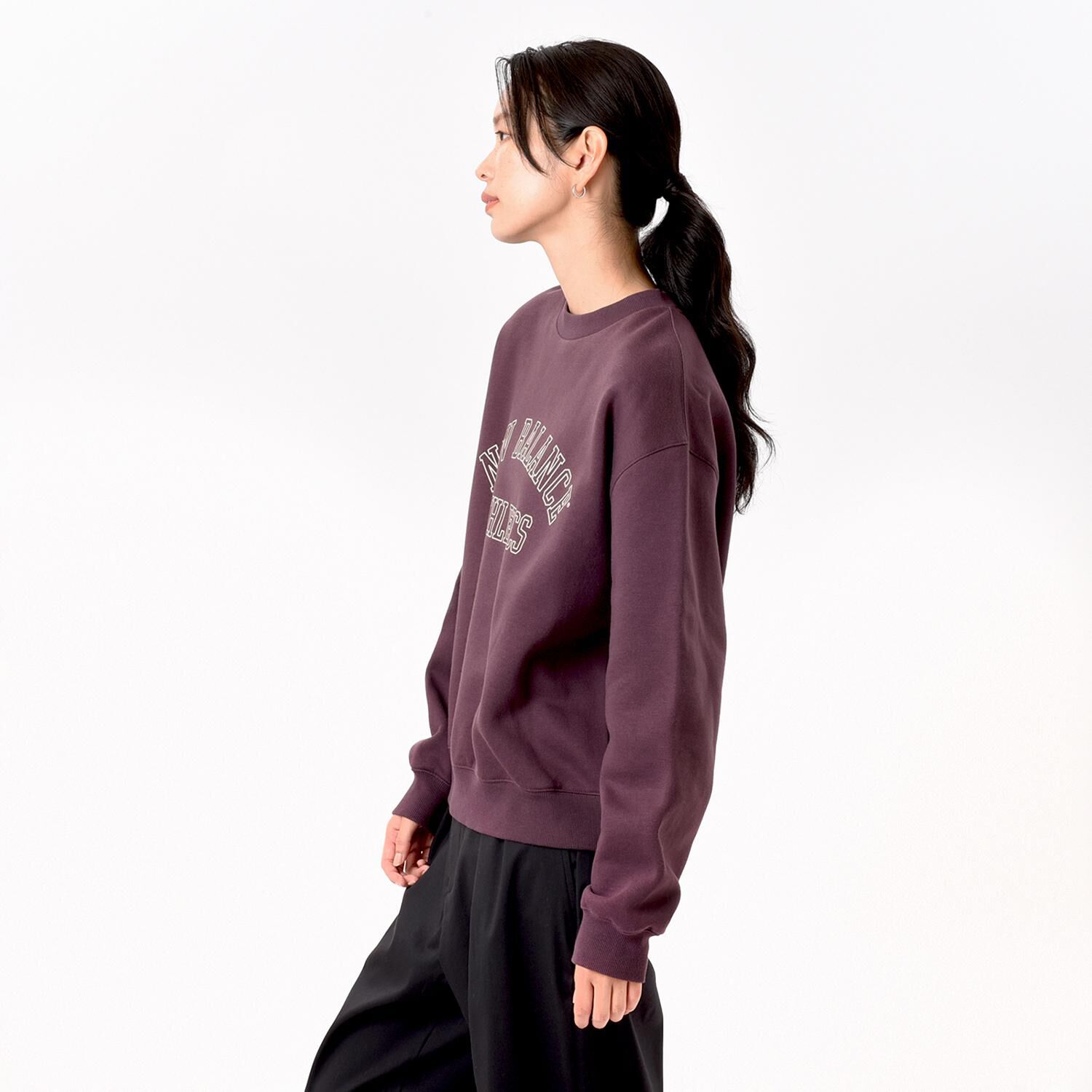 NEW BALANCE 「【NEW BALANCEｳｪｱ】W ｸﾞﾗﾌｨｯｸﾌﾚﾝﾁﾃﾘｰｸﾙｰ」|スウェット・ジャージ|