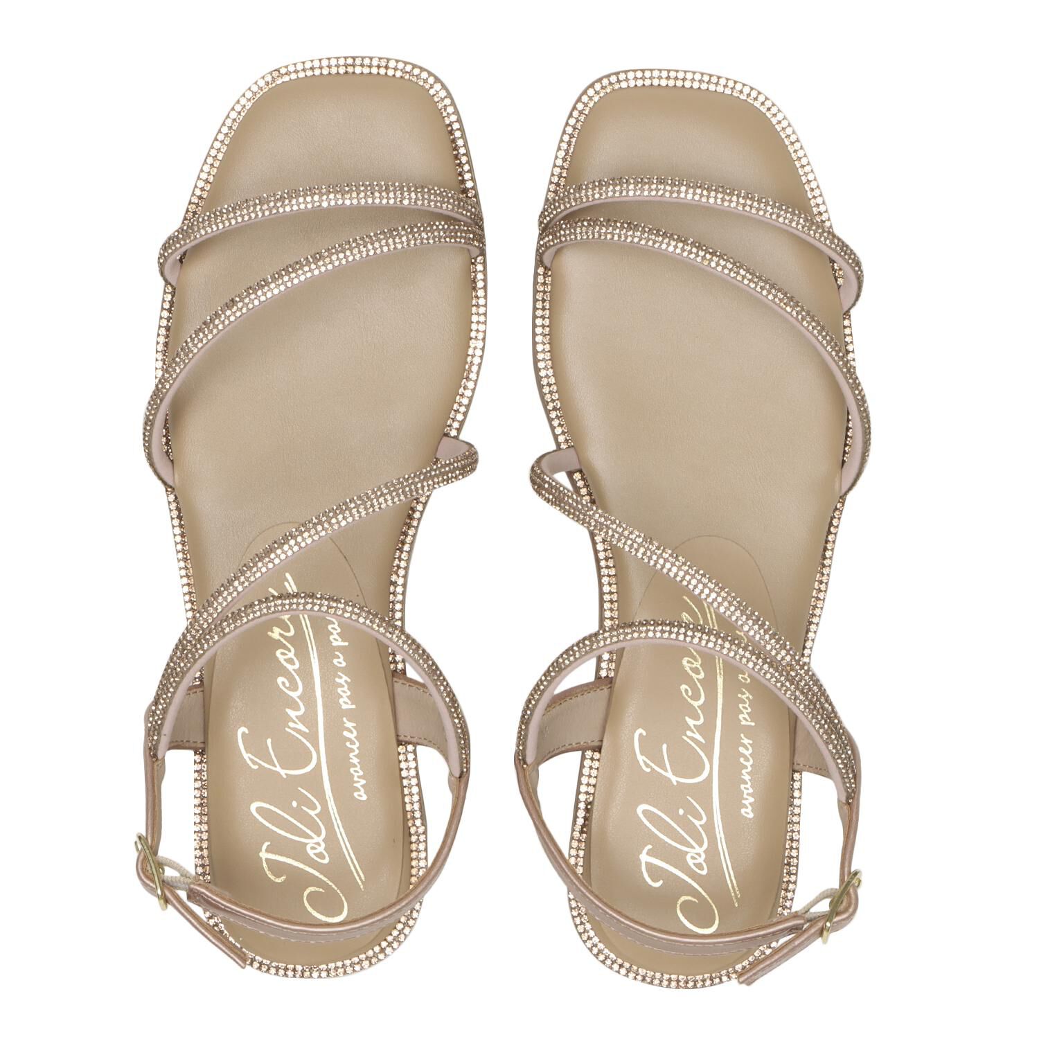 JOLI ENCORE「【JOLI ENCORE(FR)】BIJOU STRAP SANDALS」|サンダル|