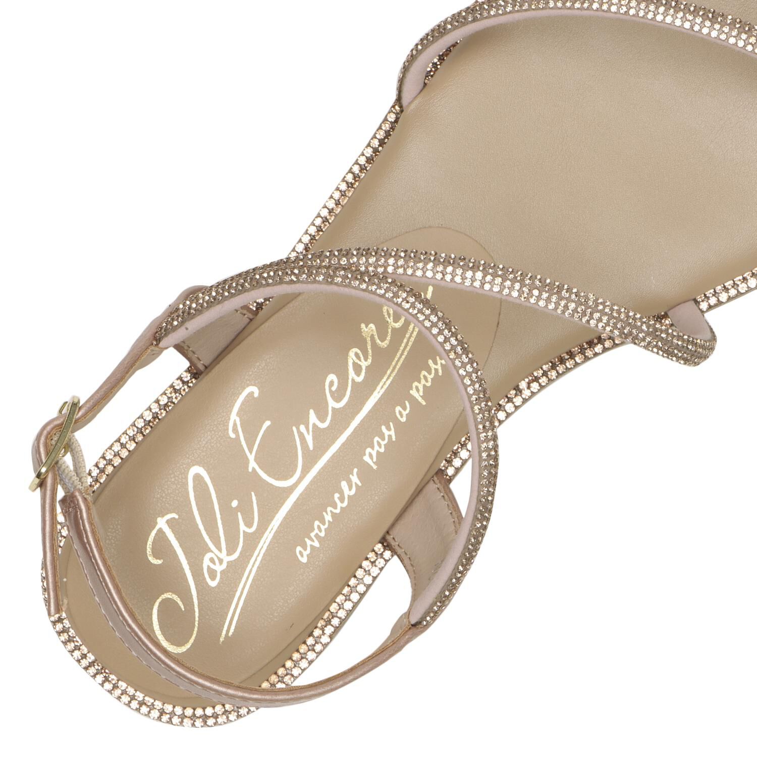 JOLI ENCORE「【JOLI ENCORE(FR)】BIJOU STRAP SANDALS」|サンダル|