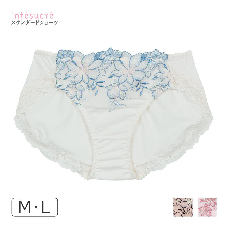 intesucre「アンテシュクレ なでしこブラ  IBT384ペア スタンダードショーツ M-L ISP384」|インナー|