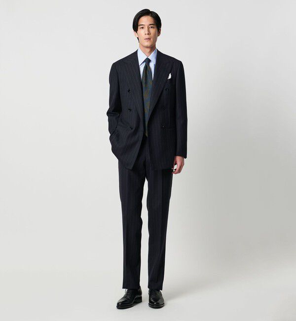 UNITED ARROWS「THOMAS MASON/トーマスメイソン エンドオンエンド ストライプ レギュラーカラー シャツ」|シャツ・ブラウス|