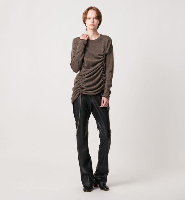 AEWEN MATOPH「＜AEWEN MATOPH＞シャーリング ２WAYニットワンピース」|ワンピース|