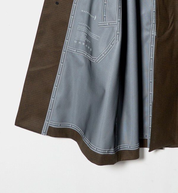 UNITED ARROWS「【別注】＜MACKINTOSH＞ROX BURGH/ロクスバラ ハウンドトゥース トレンチコート」|ダッフルコート|
