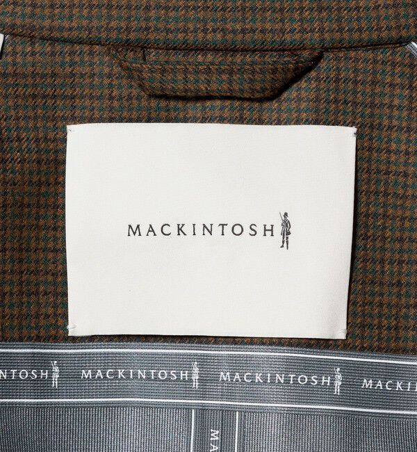 UNITED ARROWS「【別注】＜MACKINTOSH＞ROX BURGH/ロクスバラ ハウンドトゥース トレンチコート」|ダッフルコート|