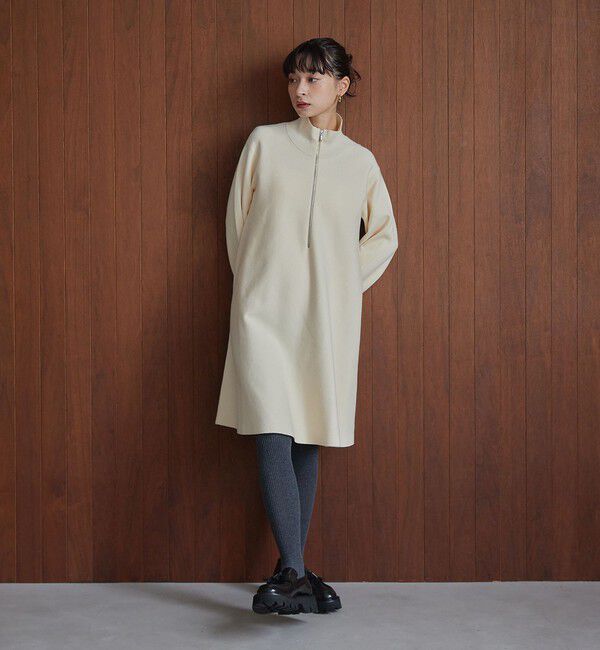 EMMEL REFINES「＜EMMEL REFINES＞EM HWフロントジップ ミニワンピース」|ワンピース|