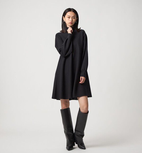 EMMEL REFINES「＜EMMEL REFINES＞EM HWフロントジップ ミニワンピース」|ワンピース|