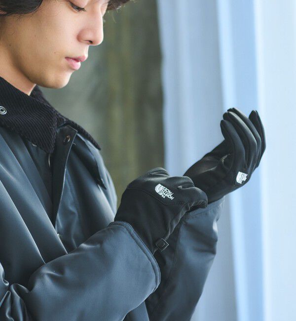 UNITED ARROWS green label relaxing「＜THE NORTH FACE＞イーチップ グローブ」|手袋|BLACK