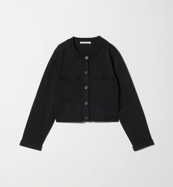 BEAUTY&YOUTH UNITED ARROWS「ポケット コンパクト カーディガン ウォッシャブル」|カーディガン|DK.GRAY