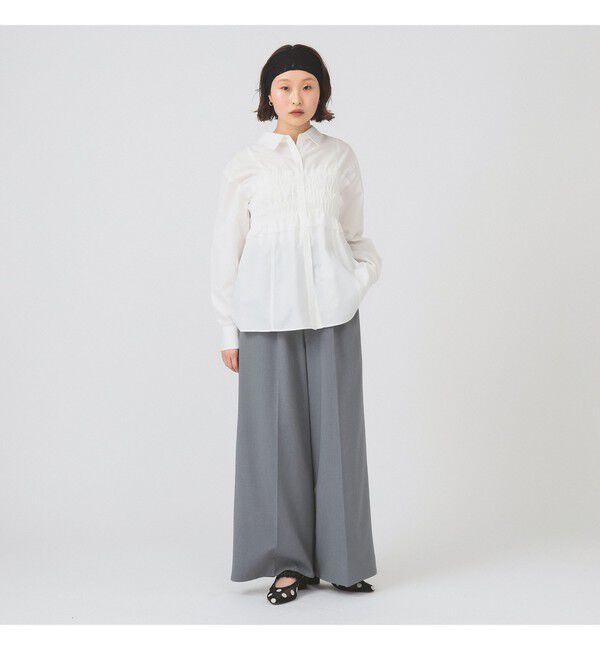 Ray BEAMS 「ビスチェ シャーリング シャツ」|シャツ・ブラウス|