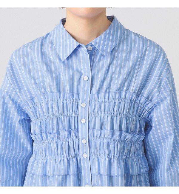 Ray BEAMS 「ビスチェ シャーリング シャツ」|シャツ・ブラウス|