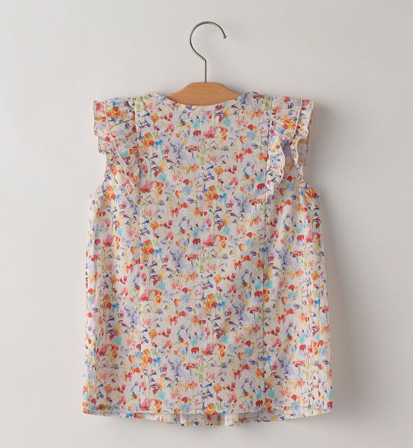 SHIPS KIDS「SHIPS KIDS:100～130cm / フリル ブラウス」|シャツ・ブラウス|