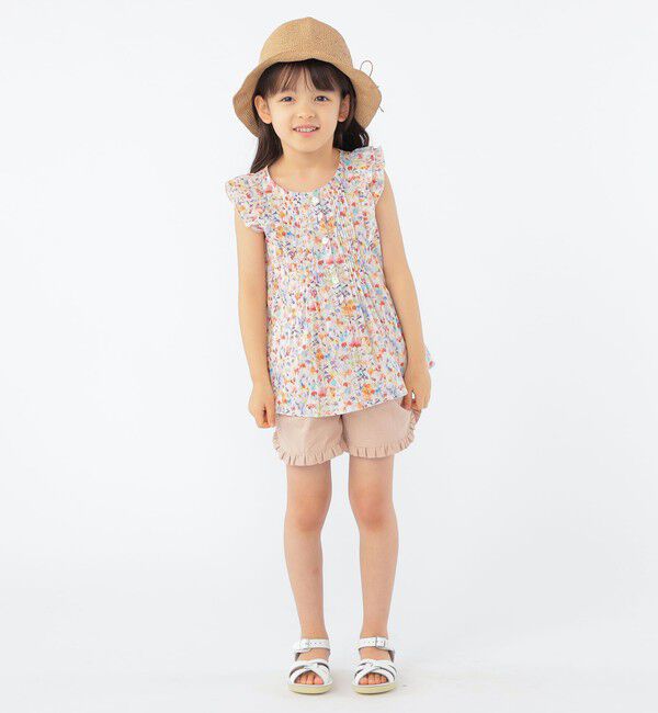 SHIPS KIDS「SHIPS KIDS:100～130cm / フリル ブラウス」|シャツ・ブラウス|