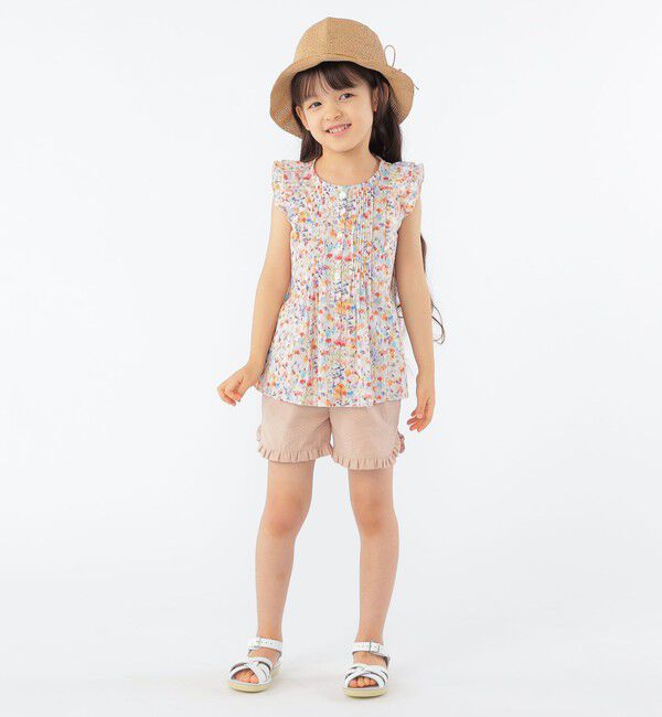 SHIPS KIDS「SHIPS KIDS:100～130cm / フリル ブラウス」|シャツ・ブラウス|