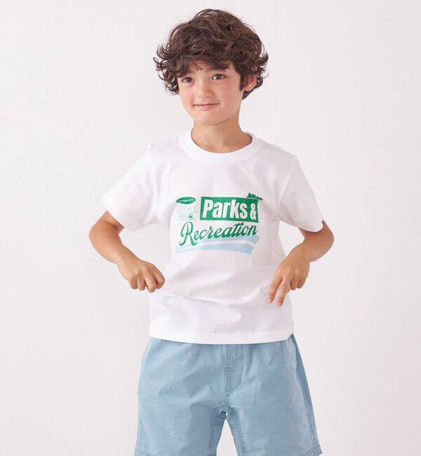 SHIPS any「【SHIPS any別注】G.R.S: NYC PARKS プリント Tシャツ<KIDS>」|Tシャツ・カットソー|