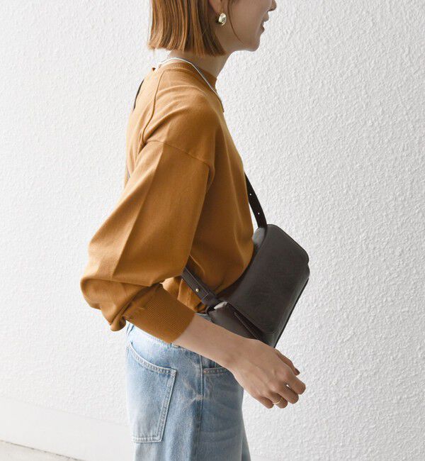 SHIPS any「SHIPS any:〈手洗い可能〉スウェットライク ニット プルオーバー」|ニット・セーター|