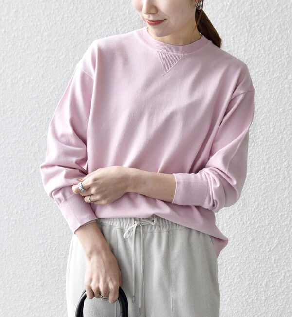 SHIPS any「SHIPS any:〈手洗い可能〉スウェットライク ニット プルオーバー」|ニット・セーター|