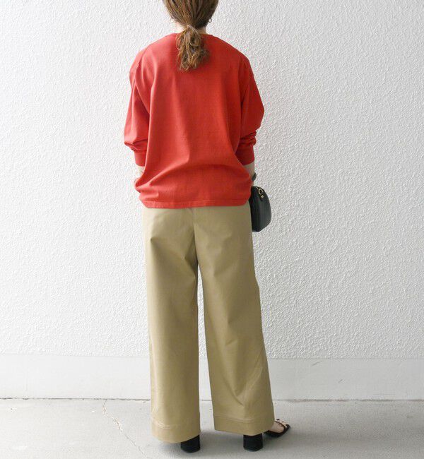 SHIPS any「SHIPS any:〈手洗い可能〉スウェットライク ニット プルオーバー」|ニット・セーター|