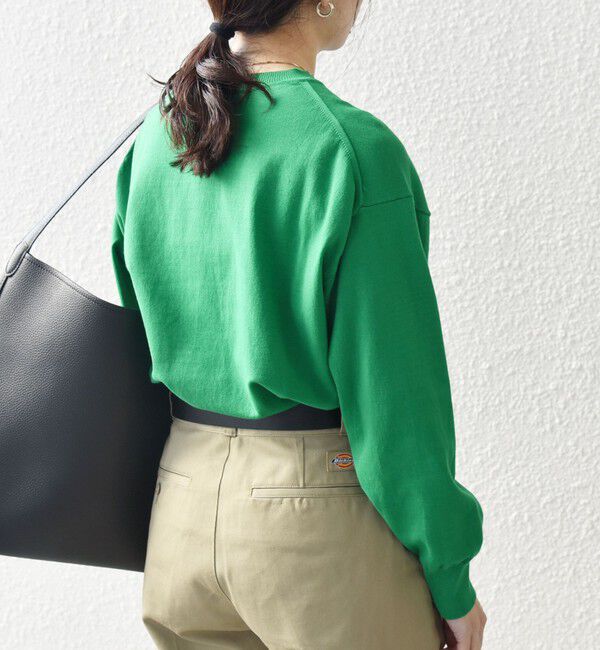 SHIPS any「SHIPS any:〈手洗い可能〉スウェットライク ニット プルオーバー」|ニット・セーター|