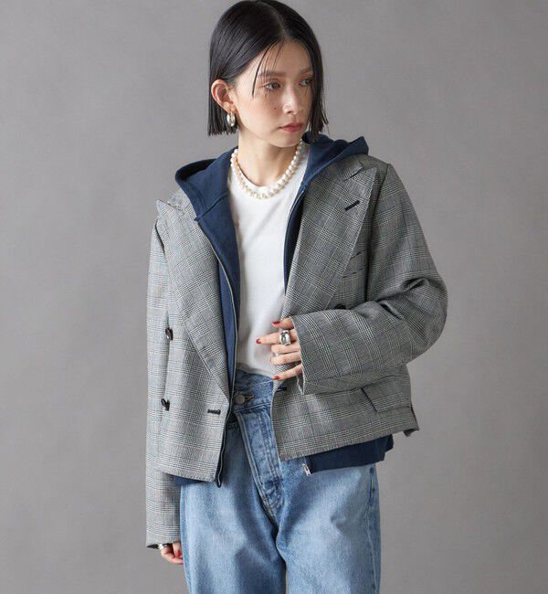 SHIPS for women「SHIPS NINE CASE:ショート ジャケット」|テーラードジャケット|