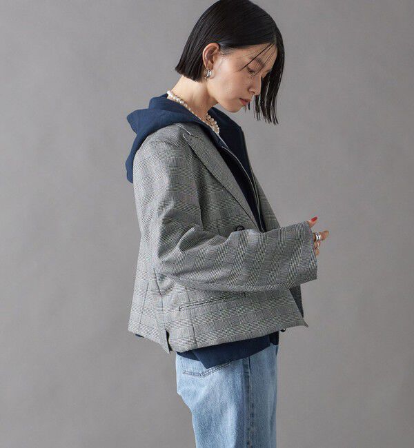 SHIPS for women「SHIPS NINE CASE:ショート ジャケット」|テーラードジャケット|