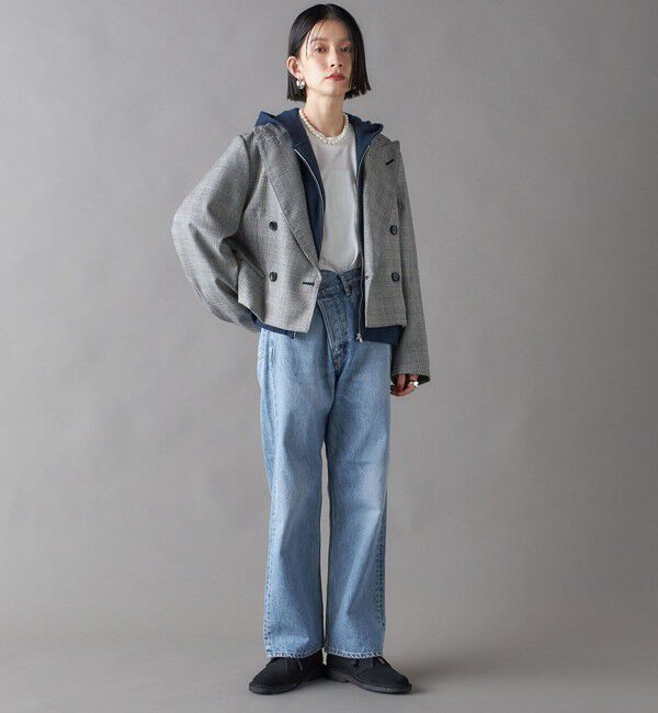 SHIPS for women「SHIPS NINE CASE:ショート ジャケット」|テーラードジャケット|