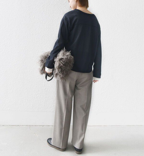 SHIPS for women「〈洗濯機可能〉シアー 裏毛 2WAY プルオーバー」|Tシャツ・カットソー|