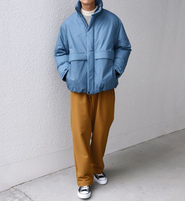 SHIPS any「SHIPS any: ストレッチ 裏起毛 ウォーム 2タック ワイド イージー パンツ◇」|チノ|