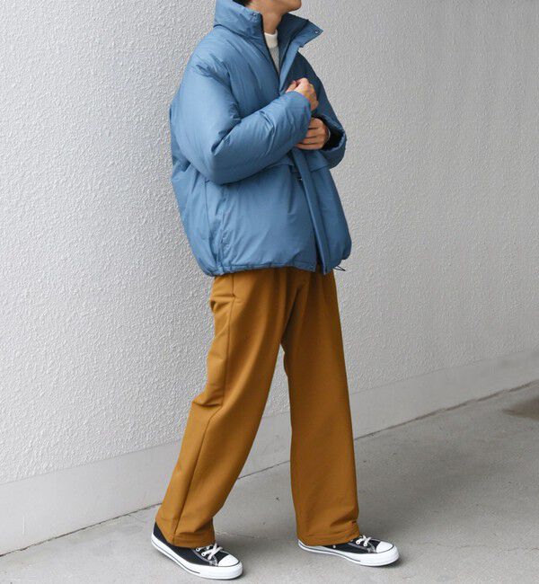 SHIPS any「SHIPS any: ストレッチ 裏起毛 ウォーム 2タック ワイド イージー パンツ◇」|チノ|