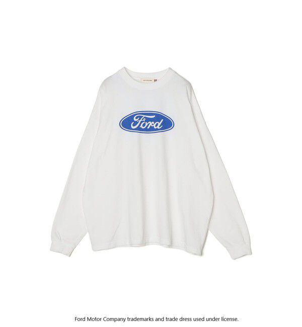 SHIPS any「【SHIPS any別注】GOOD ROCK SPEED: FORD ロゴ プリント Tシャツ (ロンT)◇」|Tシャツ・カットソー|