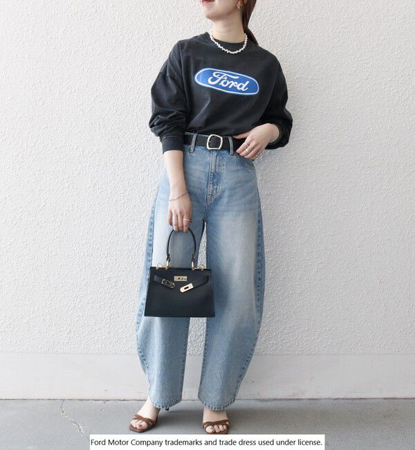 SHIPS any「【SHIPS any別注】GOOD ROCK SPEED: FORD ロゴ プリント Tシャツ (ロンT)◇」|Tシャツ・カットソー|