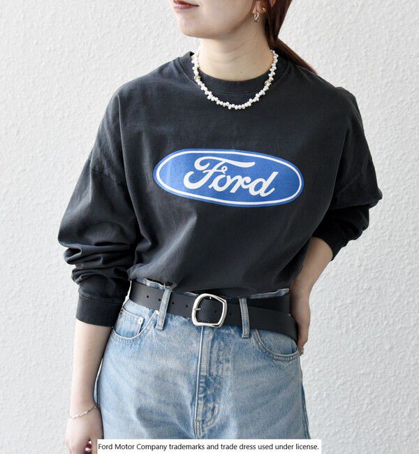 SHIPS any「【SHIPS any別注】GOOD ROCK SPEED: FORD ロゴ プリント Tシャツ (ロンT)◇」|Tシャツ・カットソー|