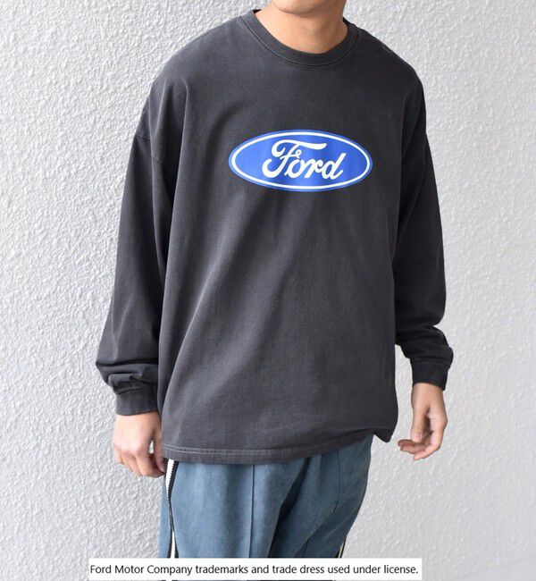 SHIPS any「【SHIPS any別注】GOOD ROCK SPEED: FORD ロゴ プリント Tシャツ (ロンT)◇」|Tシャツ・カットソー|