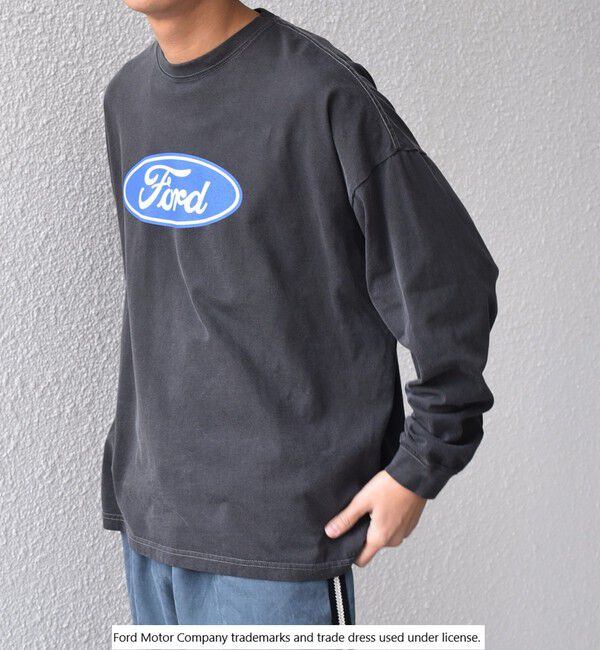 SHIPS any「【SHIPS any別注】GOOD ROCK SPEED: FORD ロゴ プリント Tシャツ (ロンT)◇」|Tシャツ・カットソー|