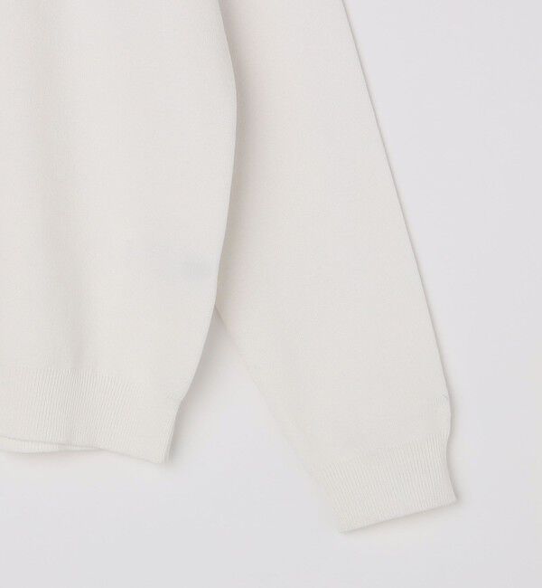 SHIPS「【WEB限定】SHIPS:〈ネックが選べる/手洗い可能〉テレワーク ビズ ワンポイント ロゴ ニット」|ニット・セーター|