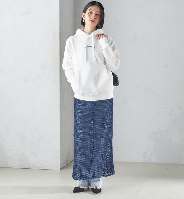 SHIPS for women「【SHIPS別注】LOGAN KNITTING MILLS: プリント フーディー」|パーカー|